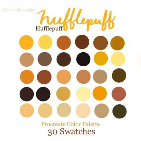 Create one for each of our products Hufflepuff Harry Potter, Harry Potter Colors, Hufflepuff Aesthetic, Procreate Color Palette, Hufflepuff House, Color Palette Challenge, Color Schemes Colour Palettes, Hogwarts Aesthetic, Color Palate