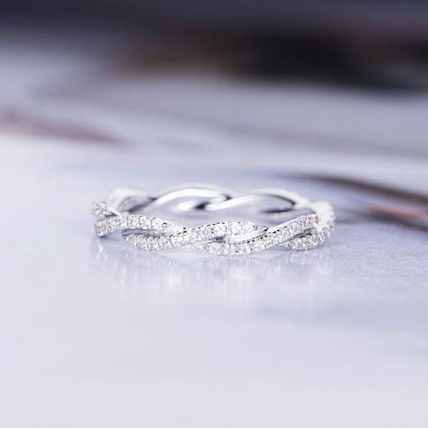 Blue Statement Ring, Infinity Wedding Band, Twist Wedding Band, Eternity Wedding Ring, Infinity Wedding, Infinity Ring Wedding, Sapphire Wedding Band, Sapphire Wedding, White Gold Wedding Rings