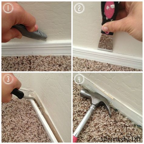 Replace Baseboards, Dream Home Ideas, Easy Home Improvement Projects, Easy Home Improvement, Home Remodeling Diy, Home Fix, Up House, Diy Home Repair, Diy Remodel