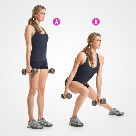 (45 Minute) Total Body Dumbbell Workout Dumbbell Leg Workout, Personal Trainer Website, Fitness Legs, Surfing Workout, Womens Health Magazine, Kettlebell Training, Side Lunges, Kettlebell Swings, Workout Style