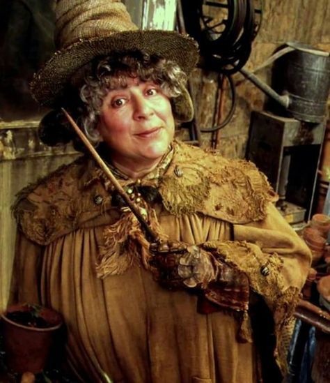 Professor Sprout, Hogwarts Teachers, Harry Potter Couples, Harry Potter Costumes, Harry Potter Scrapbook, Hogwarts Professors, Shifting To Hogwarts, Harry Potter Party Ideas, Hufflepuff Aesthetic