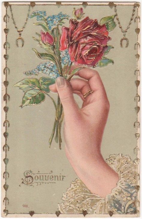 Delicate Victorian Hand Holding Roses Original Vintage Art Postcard | eBay Hand Holding Candle, Hand Holding Card, Hand Holding Rose, Hands Holding Flowers, Printable Vintage Art, Victorian Paintings, Victorian Hand, Victorian Flowers, Hand Flowers