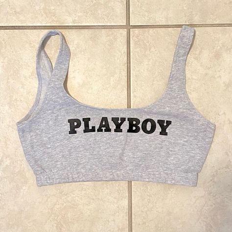 Playboy by Pacsun Crop Top Cricket Clothing Ideas, Playboy Clothes, Angel Clothes, 2000s Tops, Sweden Fashion, Hippie Style Clothing, Casual School Outfits, Pinterest Outfits, Adulting Shirts