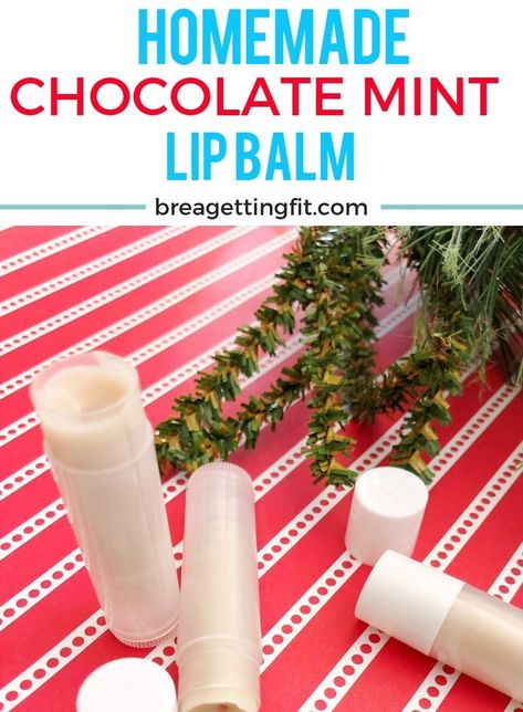 Whip up this homemade chocolate mint lip balm with coconut oil and essential oils. Easy, and hydrating to your lips. #coconutoil #essentialoils #homemade #moisturizing #easy Chapstick Recipe, Lip Balm Recipe, Mint Lip Balm, Sustainable Gift Wrap, Nontoxic Beauty, Balm Recipe, Homemade Scrub, Lip Balm Recipes, Fancy Pens