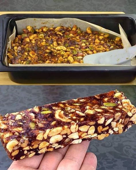 Homemade Breakfast Bars, Date Energy Bars, Date Nut Bars, Energy Bars Homemade, Rice Bar, Dorm Food, Energy Bars Recipe, Date Recipes, Energy Snacks