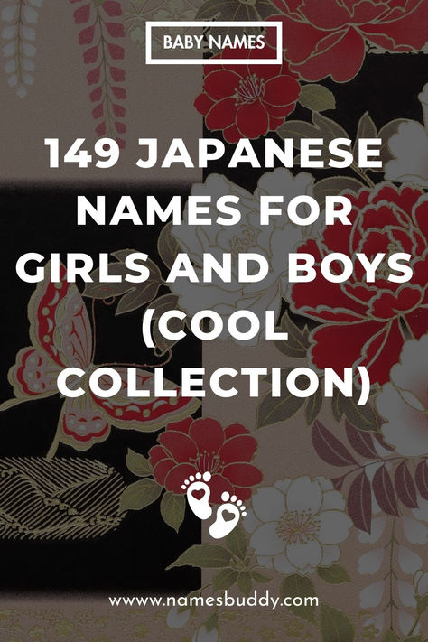 Japanese Names For Girls And Boys Unique Japanese Names, Japanese Names For Girls, Good Boy Names, Japanese Boy Names, Japanese Names And Meanings, Western Names, Japanese Baby, Names For Girls, Meaningful Names