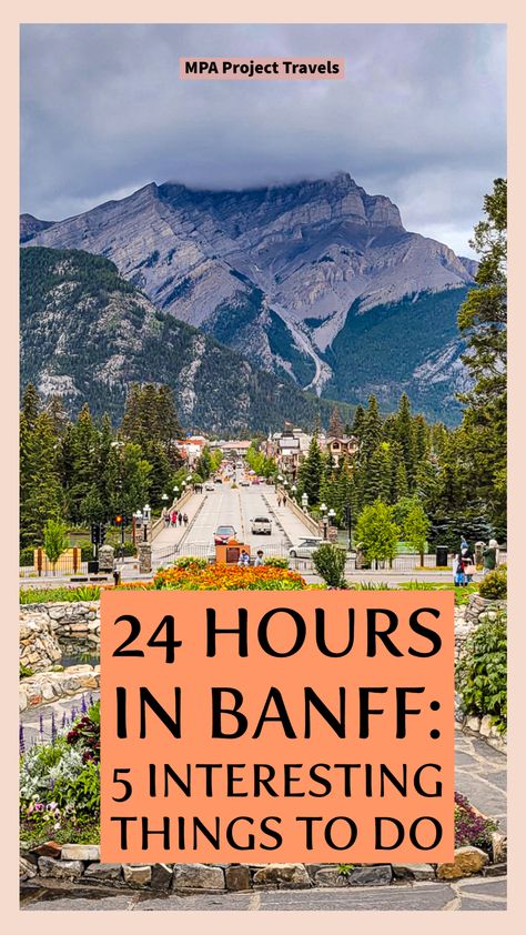 If you only have 24 hours in Banff, make sure to check out these 5 interesting things to do! From hiking, to shopping, to riding the Banff gondola, there's something for everyone! #familytravel #Banff #Canada Banff Gondola Ride, Banff Gondola, Interesting Things To Do, North America Travel Destinations, Canada Photography, Canada Travel Guide, Banff Alberta, Banff Canada, Canadian Travel