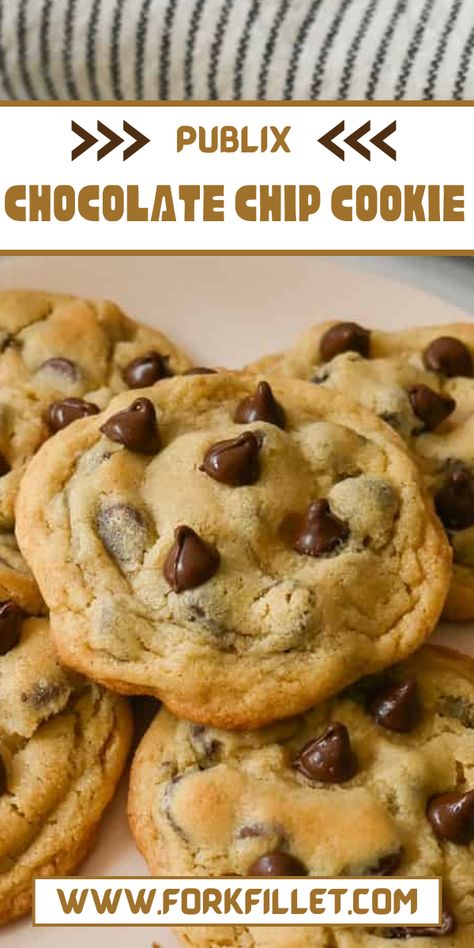 In this blog, I will share with you a Publix Chocolate Chip Cookie Recipe that is super delicious. #PublixChocolateChip #CookieRecipe Publix Cookie Recipe, Soft Chocolate Chip Cookies Recipe, The Stay At Home Chef, Publix Recipes, Cookie Recipes Chewy, Gooey Chocolate Chip Cookies, Stay At Home Chef, Soft Chocolate Chip Cookies, Perfect Chocolate Chip Cookies