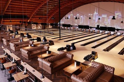 Indoor Bowling Alley, Cinema Room Design, Home Bowling Alley, Bowling Center, Creative Kids Rooms, Architecture Concept, Bowling Alley, Theatre Design, Cinema Room