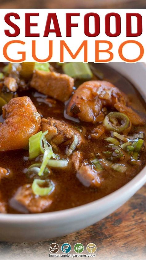 Fish Gumbo, Seafood Gumbo Recipe Easy, Cajun Seafood Gumbo, Gumbo Recipe Crockpot, Best Gumbo Recipe, Healthy Seafood Dishes, Gumbo Recipe Easy, Seafood Gumbo Recipe, Cajun Seafood