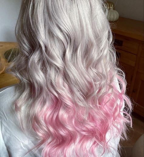 Soft grey and pink hair Gray And Pink Hair, Grey And Pink Hair, Pink And Grey Hair, Silver And Pink Hair, Grey Pink Hair, White And Pink Hair, Pink Grey Hair, Brown And Pink Hair, Rose Pink Hair