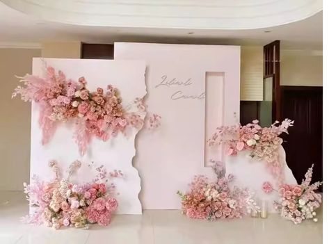 Hydrangea Backdrop, Wedding Picture Backdrop, Stage Floor, Wedding Backdrop Arch, Backdrop Arch, Hydrangea Wedding, Diy Wedding Backdrop, Romantic Backdrop, Wedding Rose