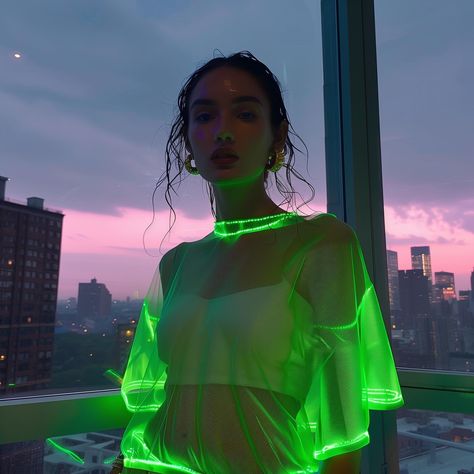 Glow Light, Light Up The Night, Dream Wardrobe, Cyberpunk, Light Up, Shirt Designs, Let It Be, Quick Saves, Art