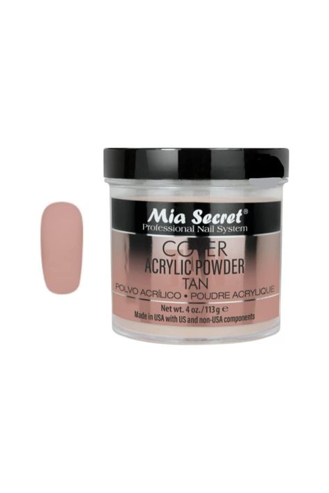 Mia Secret Cover Tan Acrylic Powder MADE IN USA Multiple Sizes (4 oz) Acrylic Nail Powder, Minimal Nails, Power Colors, Nail Powder, Uñas Acrilicas, Beauty Studio, Acrylic Powder, Powder Nails, Professional Nails