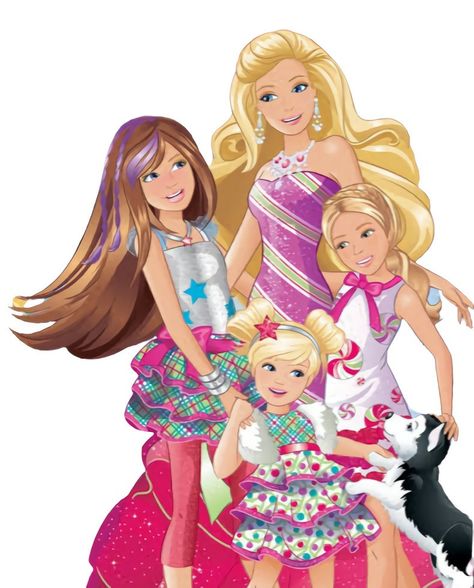 Barbie Colouring, Barbie Clipart, Barbie Png, 2000s Childhood, Chelsea Barbie, Barbie And Her Sisters, Child Hood, Barbie Coloring, Barbie Images