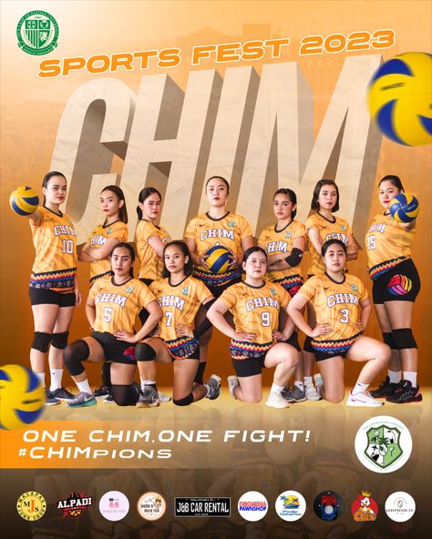 Women's Volleyball Poster for OLFU CHIM Vball Team Sports Pubmat, Volleyball Poster Ideas, Pubmats Graphic Design, Team Poster Ideas, Sports Marketing Design, Volleyball Poster, Sports Template, Posters Layout, Volleyball Posters