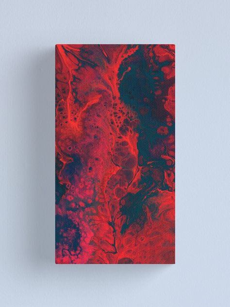 "Blood" Canvas Print by SashaRusso | Redbubble Blood Painting, Texture Artwork, Red Texture, Fancy Fashion, Paint Canvas, Grunge Textures, Textured Artwork, White Gifts, Canvas Painting