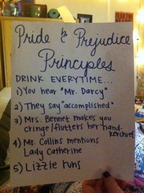 Jane Austen Pride And Prejudice Party, Most Ardently, Mvmt Watches, Jane Austin, Watches For Sale, Drinking Game, Mr Darcy, Power Dressing, Drinking Games