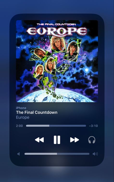 The Final Countdown - Europe Songs That Describe Me, Iphone Music, Final Countdown, The Final Countdown, Describe Me, Love Life, Songs, Iphone, 10 Things