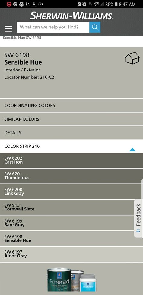 Sw Sensible Hue Exterior, Sensible Hue, Sw Sensible Hue, Vista House, Closet Renovation, Siding Colors, Basement Renovations, Interior Paint Colors, Kitchen Paint