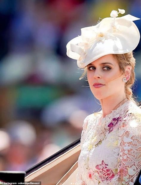 Edoardo Mapelli Mozzi selected a photograph of Princess Beatrice taken at Royal Ascot earlier this year to celebrate their third wedding anniversary Third Wedding Anniversary, Pictures Of Princesses, 3rd Wedding Anniversary, Happy Anniversary Wishes, Royal Family News, Sarah Ferguson, I Am So Grateful, Royal Brides, Duchess Of York