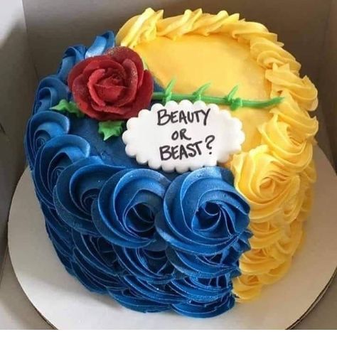 Such a great idea for a gender reveal! 👸🏻💫 . . . . #disney #apinchofdisneymagic #disneylife #disneyuk #disnyhaul #disneylover #disneyaddict… Super Torte, Gender Reveal Party Theme, Idee Babyshower, Gender Reveal Themes, Beauty And The Beast Party, Baby Reveal Party, Cupcakes Decorados, Gender Party, Gender Reveal Party Decorations