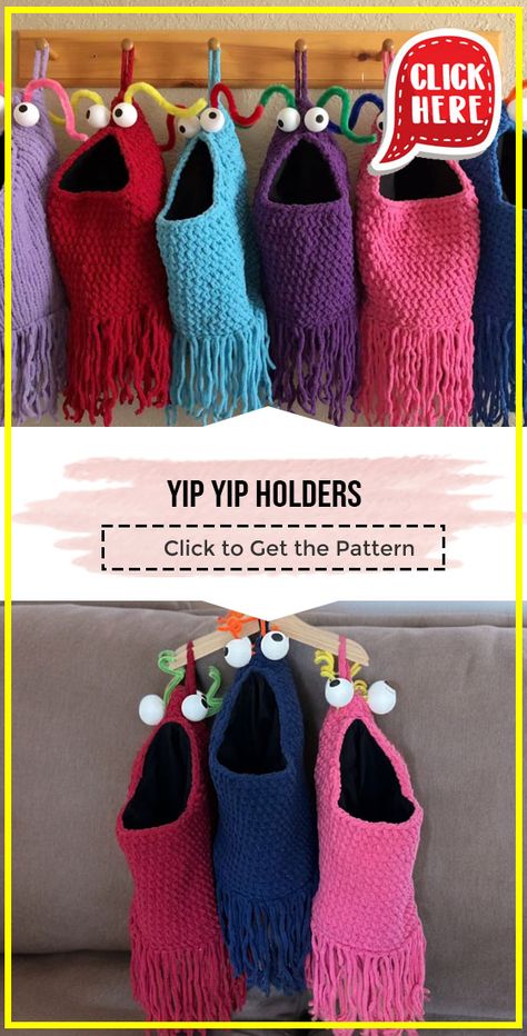 crochet Yip Yip Holders easy pattern  - Easy Crochet Yip Yip Holders Pattern for Beginners. Click to Get the Pattern #basket #crochet #crochetpattern via @shareapattern.com Yip Yip Crochet Pattern Free, Crochet Yip Yip Free Pattern, Yip Yip Crochet Pattern, Crochet Yip Yip, Yip Yip, Basket Crochet, Mini Crochet, Crochet Plant, Crochet Items