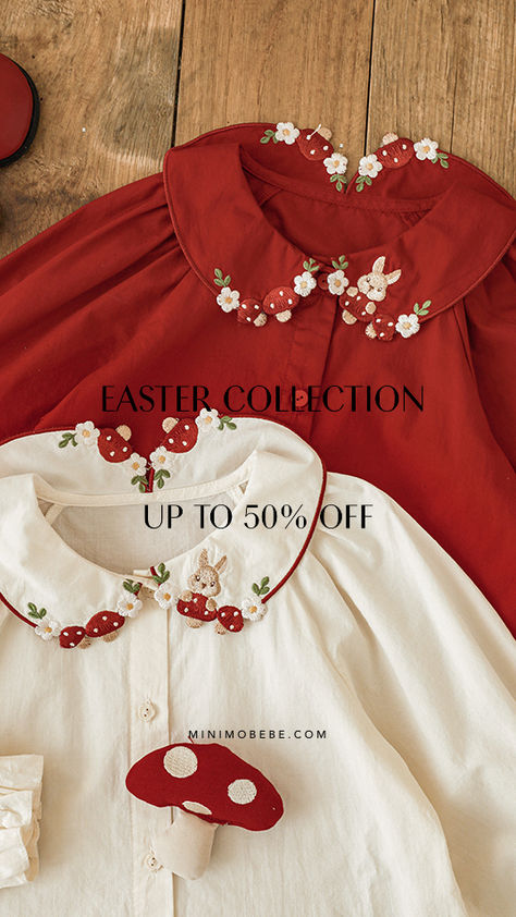 Spring into Easter with our adorable collection! Dress your kids in the cutest styles of the season, from floral dresses to dapper shirts. With discounts of up to 50% off, there's no better time to shop for Easter outfits. Hop onto our website and start shopping today!

Shop Now -> https://minimobebe.com/collections/easter Minimalist Baby Clothes, Trendy Trousers, Dear Baby, Cottagecore Outfits, Trendy Baby Clothes, Minimalist Baby, Easter Sale, Easter Outfit, Velvet Fashion