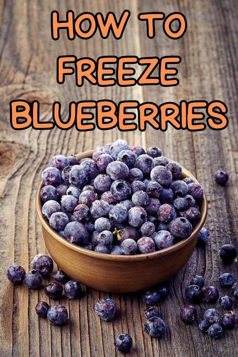 How to Freeze Blueberries  for Kitchen tips Pinterest pin. How To Freeze Blueberries, Freeze Blueberries, Upstate Ramblings, Instant Pot Sous Vide, Blueberry Crumble Bars, Blueberry Season, Blueberry Crumble, Crumble Bars, Blueberry Bushes