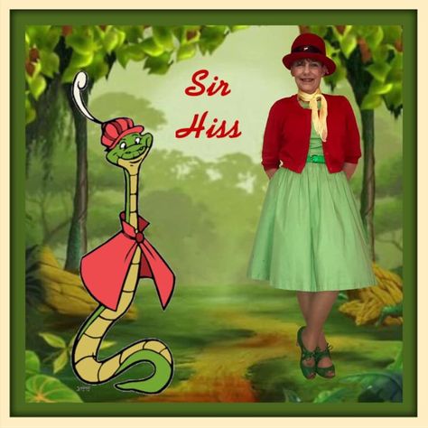 Disney Movie, Disney’s Robin Hood, Robin Hood Disneybound, Disney’s Sir Hiss, Sir Hiss Disneybound, Disney Villains, Disney Villains Disneybound, Disney Villain, Disney Villain Disneybound, Vintage Dress Disneybound, Green Vintage Dress Disneybound, Green Dress Disneybound, Lindy Bop Dress Disneybound, Red Cardigan Disneybound, Disneybound Red, Disneybound Green, Disneybound Yellow Disneybound Yellow, Villain Disneybound, Sir Hiss, Green Vintage Dress, Villain Disney, Lindy Bop Dress, Vintage Green Dress, Disney Bounds, Everyday Cosplay