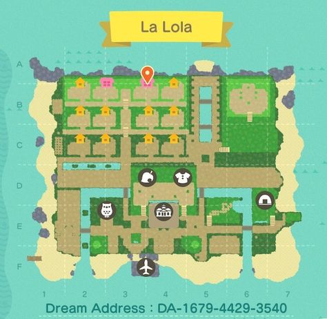 Animal Crossing Maps Ideas, Happy Island Designer Animal Crossing, Animal Crossing Island Ideas Layout Map, Animal Crossing Villager House Layout Map, Animal Crossing Neighborhood Ideas Map, Acnh Terraform Ideas Map, Acnh Double South River Map Ideas, Acnh Map Layout Ideas, Acnh Layout Idea Map