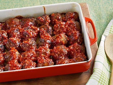 Comfort Meatballs....Food Network Comfort Meatballs, Barbecue Meatballs, Ree Drummond Recipes, Walnut Shrimp, Honey Walnut, Panda Express, Pioneer Woman Recipes, Meatballs Recipe, Giada De Laurentiis