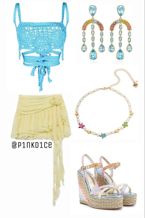 Pantropiko Outfit Ideas, Kpop Summer Outfits Stage, Pantropiko Outfit, Summer Kpop Outfit, Summer Stage Outfits, Clueless Outfits, Preformance Outfits, Stylish Summer Outfits, 2000s Fashion Outfits