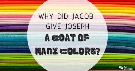 Why did Jacob give Joseph a coat of many colors? What type of coat was it? Why were Joseph’s brothers so angry at him? Joseph Coat Of Many Colors Lesson, Color Lessons, Josephs Coat, Coat Of Many Colors, Bible Characters, High Priest, Bible Prophecy, Faith Prayer, Color Crafts