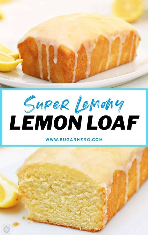 This moist lemon bread recipe is a must-try for any citrus lover! Packed with fresh lemon zest and juice, this tangy lemon loaf is easy to make, and perfect for any occasion. Lemon Loaf Bread, Easy Lemon Bread Recipes, Fresh Lemon Recipes, Lemon Recipes Easy, Lemon Bread Recipe, Easy Lemon Bread, Lemon Zest Recipes, Lemon Loaf Cake Recipe, Lemon Sweets