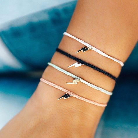 Lightning Bitty Braid Bracelets Pura Vida, Edgy Bracelets, Braid Bracelet, Expensive Fashion, Long Box Braids, Try On Hairstyles, Pura Vida Bracelets, Summer Bracelets, Cz Jewelry