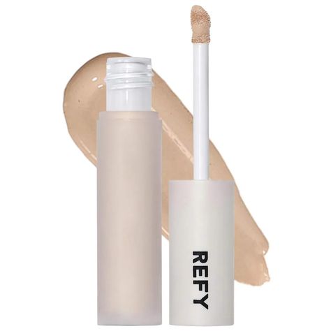 Brightening and Blurring Serum Concealer with Plant-Derived Squalene - REFY | Sephora Hydrating Concealer, Serum Concealer, Too Faced Concealer, Natural Glow, Cool Tones, Hyaluronic Acid, Concealer, Sephora, Beauty Makeup