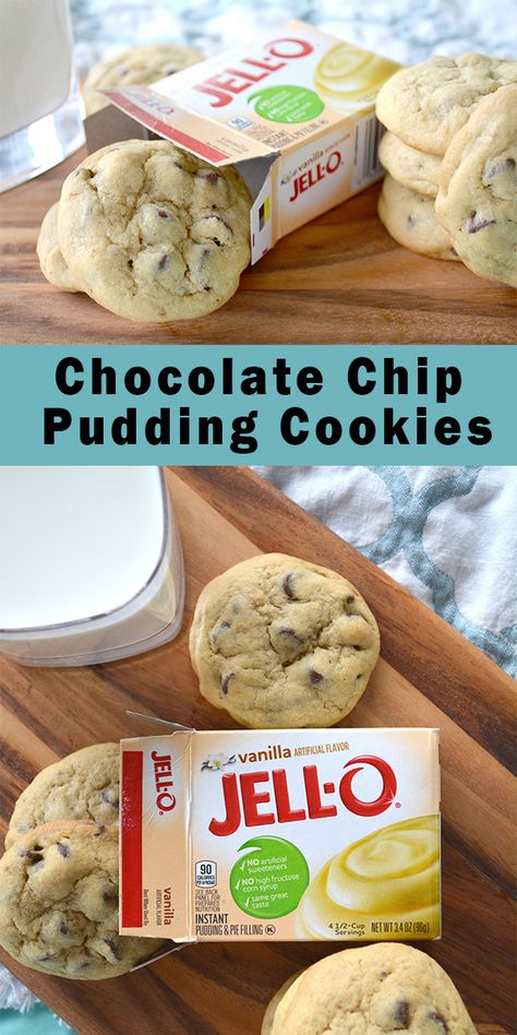 Pudding Cookies Recipes, Chocolate Chip Pudding, Chocolate Chip Pudding Cookies, Pudding Shots, Making Cookies, Cake Mix Cookie Recipes, Pudding Cookies, Lost 100 Pounds, Quit Drinking