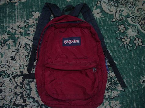 Maroon Jansport Backpack Maroon Jansport Backpack, Dark Red Jansport Backpack, Red Jansport Backpack Aesthetic, Red Jansport Backpack, Maroon Backpack, Usa High School, Mochila Jansport, Hippie Backpack, Extra Accessories