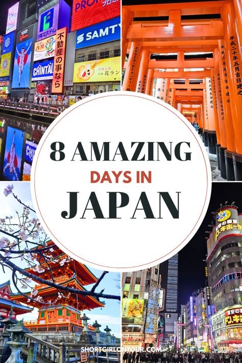 Ultimate 8 Days in Japan Itinerary: Tokyo, Kyoto, Osaka, Mount Fuji - SHORT GIRL ON TOUR Osaka Itinerary, Nile River Cruise, Best Cities In Europe, Bali Itinerary, Krka National Park, Marrakech Travel, Himeji Castle, Japan Itinerary, Day Trips From London