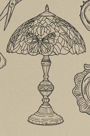 Vintage Fashion Drawings, Victorian Lamp Tattoo, Tiffany Lamp Tattoo, Vintage Lamp Tattoo, Antique Tattoo, Inspo Tattoo, Lamp Tattoo, Castle Tattoo, Flash Ideas