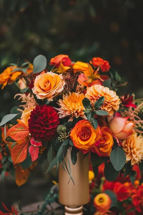 Budget-Friendly Fall Wedding Decoration Ideas Fall Church Decorations Sanctuary, Fall Wedding On A Budget, Fall Church Wedding, Fall Wedding Decor Ideas, Diy Fall Wedding Decorations, Autumn Wedding Decor, Fall Wedding Venues, Autumn Celebration, Cozy Diy