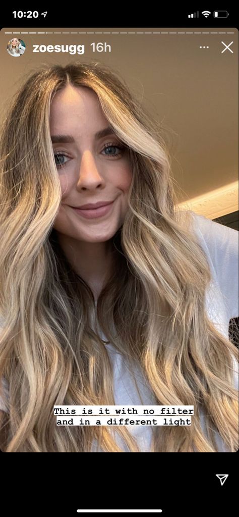 Zoe Sugg Hair, Blonde Highlights Balayage, Zoella Hair, Hair Colour Inspiration, Alfie Deyes, Blonde Extensions, Zoe Sugg, Highlights Balayage, Indie Hair