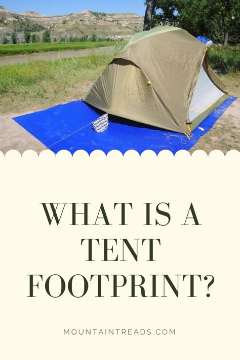 Have you just bought new tent only to find out that it’s recommended that you also purchase its corresponding tent footprint? If the tent floor is supposedly water-resistant and durable, what’s the point of having the footprint as well? A tent footprint is a layer of fabric designed to lie between your tent and the ground to provide an extra layer of moisture protection and prevent any unnecessary scratches or abrasions to the bottom of the tent. Tent Platform Camping, Tp Tent, How To Tent Camp Comfortably, Tent Footprints, 12 Person Tent Walmart, Tent Footprint, Ozark Trail Tent, Plastic Shower Curtain, Tent Site