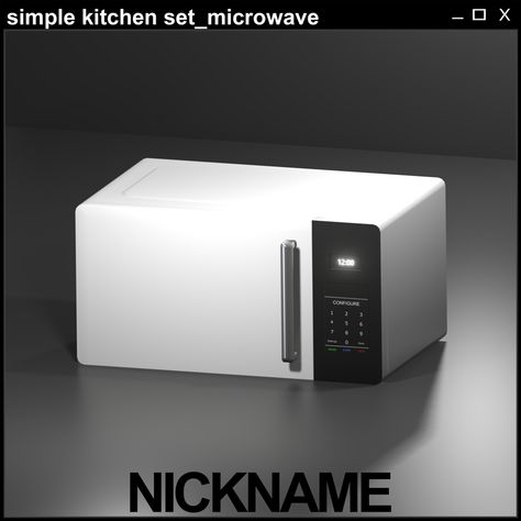 simple kitchen set | give me a nickname on Patreon Sims4 Microwave, Sims 4 Cc Kitchen Microwave, Sims 4 Cc Kitchen Refrigerator, S4cc Furniture Kitchens, Sims4 Cc Kitchen Patreon, Sims 4 Cc Functional Microwave, Sims 4 Smart Fridge, Sims 4 Cc Cooker, The Sims 4 Cc Microwave