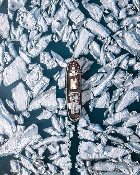 MaverickDrone.ca (@maverickdrone.ca) • Fotos e vídeos do Instagram Ice Landscape, Landscape Photography Art, Arctic Landscape, Levitation Photography, Double Exposure Photography, Arctic Sea, Arctic Ice, Arctic Ocean, Ice Breaker