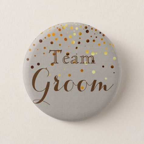 Gold Glitter Faux Foil Confetti Wedding Team Groom Button Team Groom Ideas, Indian Wedding Songs, Glitter Quotes, Wedding Badges, Team Groom, Colorful Notes, Confetti Wedding, Gold Wedding Theme, Glitter Bomb