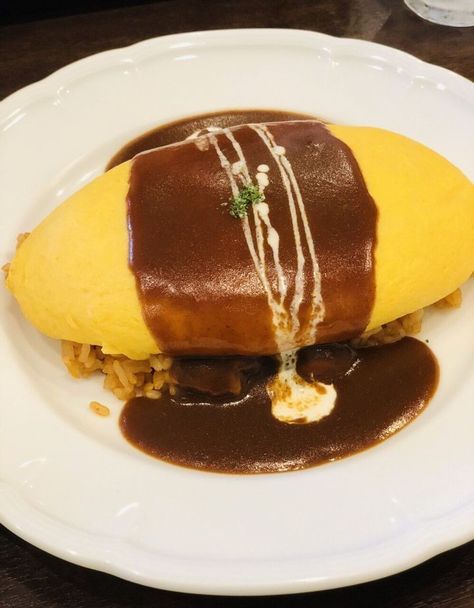 Omurice Aesthetic, Omurice Recipe, Delicacy Food, Yummy Comfort Food, Happy Foods, Food Goals, Food Diary, Desert Recipes, Food Obsession