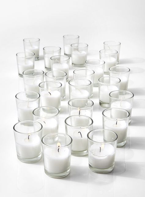 Clear Glass Candle Holders, Bulk Candles, Wholesale Candles, Glass Votive Candle Holders, Elegant Candles, Candle Table, Glass Votive, Votive Candle, Votive Candle Holders