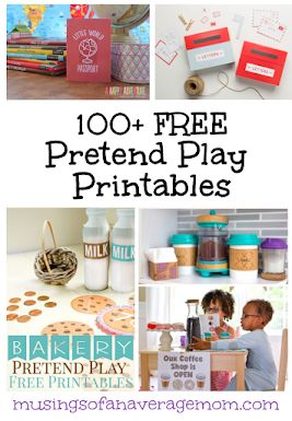 Printables For Preschoolers Free, Play Kitchen Printables Free, Kitchen Dramatic Play Area, Pretend Play Kitchen Diy, Diy Pretend Play Ideas, Pretend Play Free Printables, Free Dramatic Play Printables, Diy Dramatic Play Center, Dramatic Play Printables Free